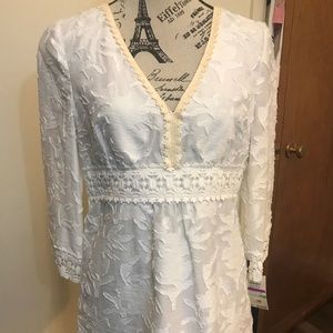 MICHAEL Michael Kors Womens Blouse Size 8 Lace